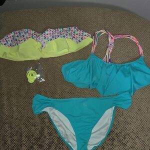 PINK 3 Piece Bikini Set